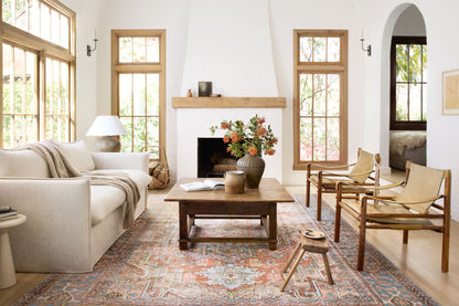 Loloi Loren LQ-15 Terracotta / Sky Area Rug