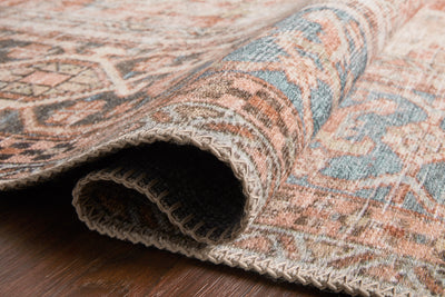 Loloi Loren LQ-15 Terracotta / Sky Area Rug