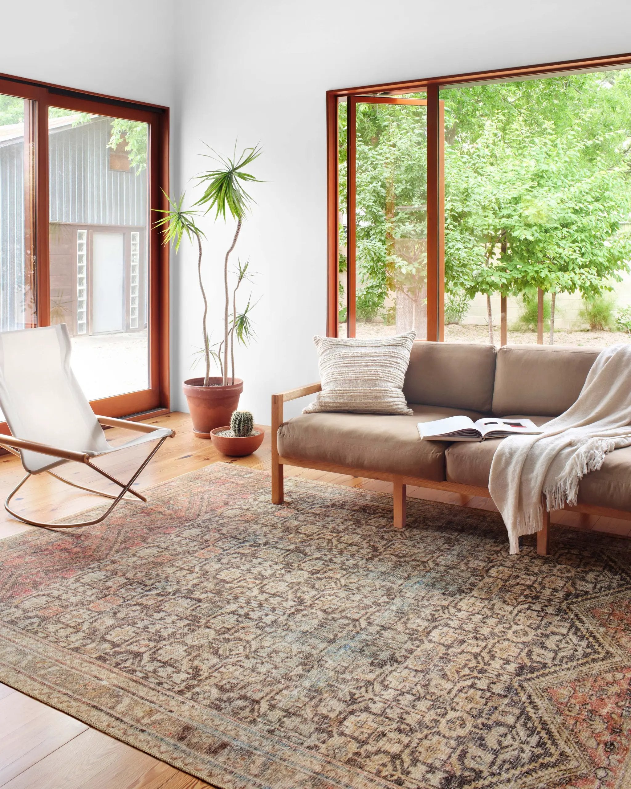 Loren LQ-17 Charcoal / Multi Area Rug by Loloi