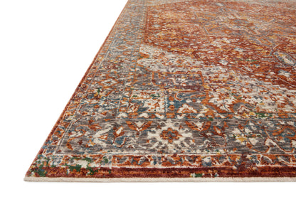 Loloi Lourdes LOU-02 Rust / Multi Area Rug