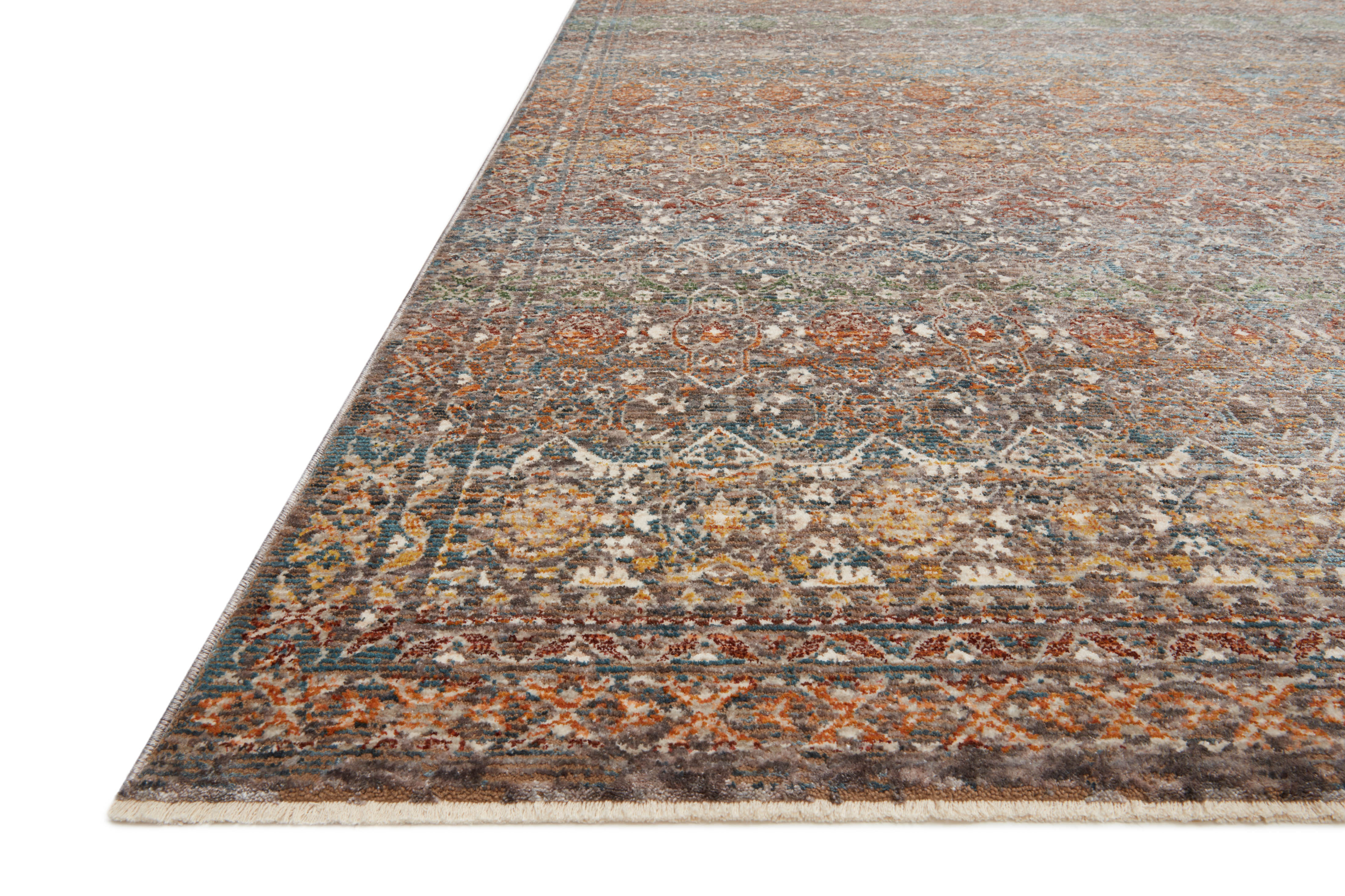 Loloi Lourdes LOU-03 Stone / Multi Area Rug