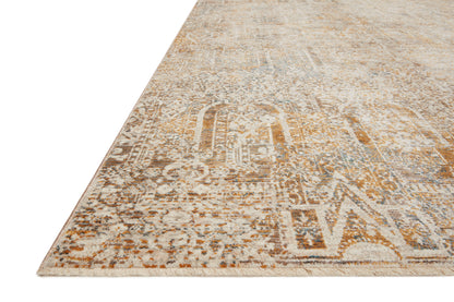Loloi Lourdes LOU-05 Ivory / Orange Area Rug