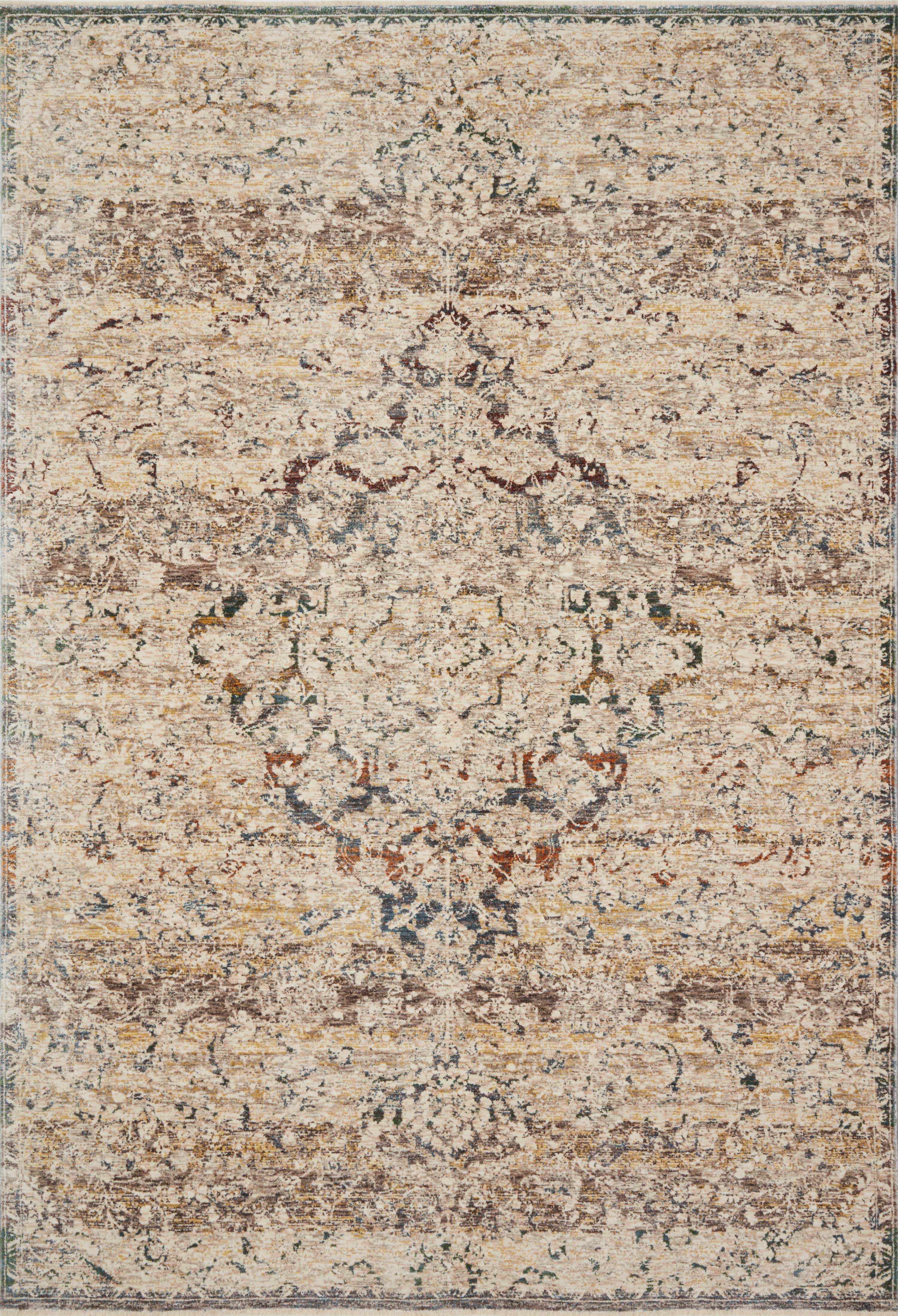 Loloi Lourdes LOU-06 Ivory / Multi Area Rug