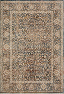 Loloi Lourdes LOU-08 Charcoal / Ivory Area Rug