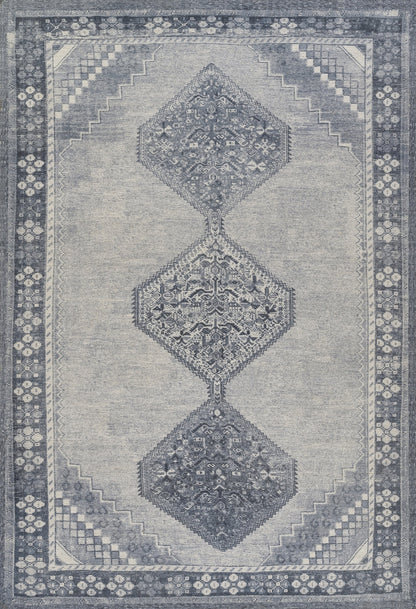 Momeni Luna LNA-1 Blue Hand Tufted Area Rug