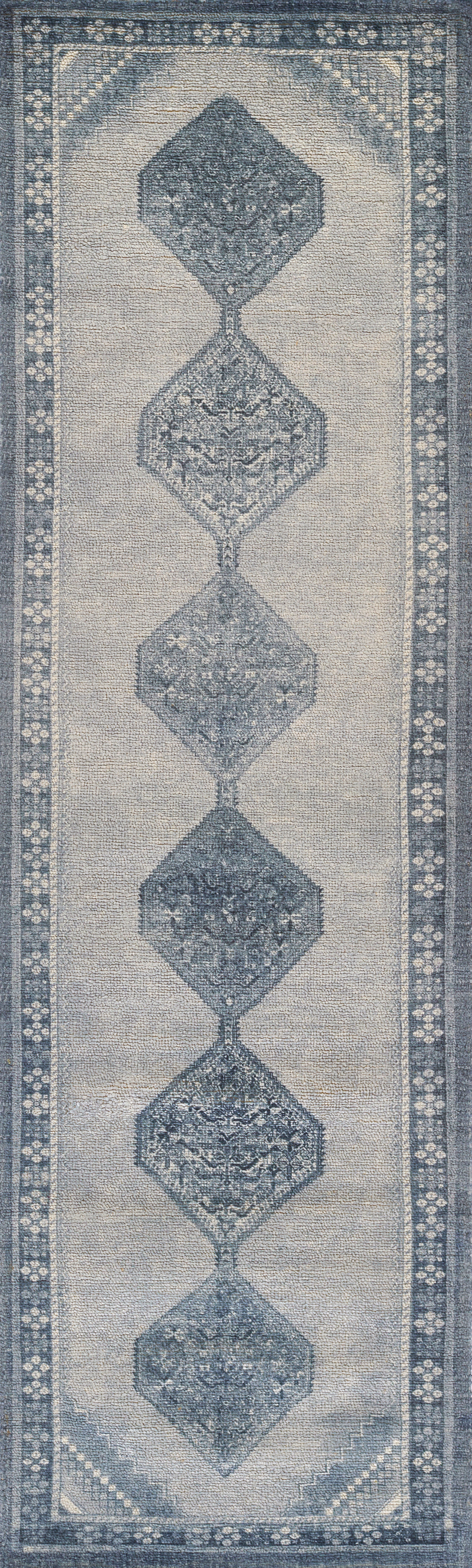 Momeni Luna LNA-1 Blue Hand Tufted Area Rug