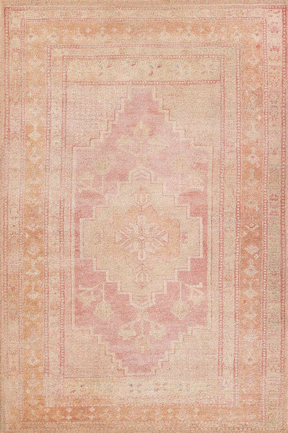 Momeni Luna LNA-3 Pink Hand Tufted Area Rug