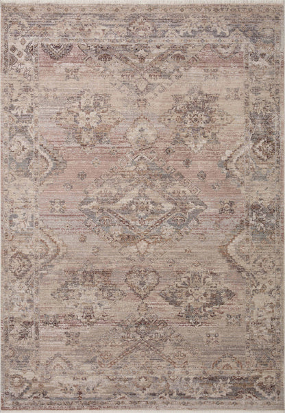 Loloi Lyra LYR-01 Blush / Dove Area Rug