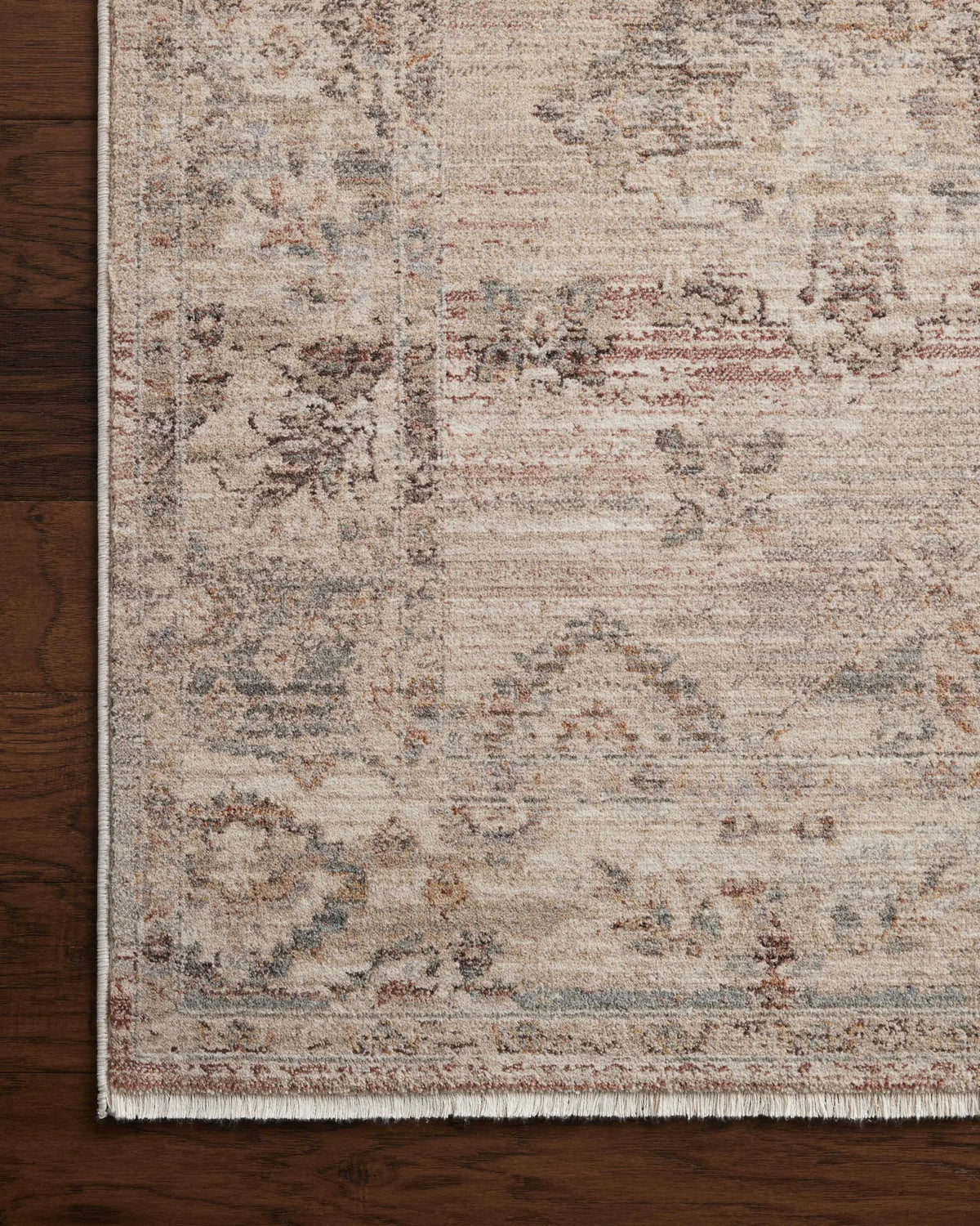 Lyra LYR-01 Blush / Dove Area Rug by Loloi