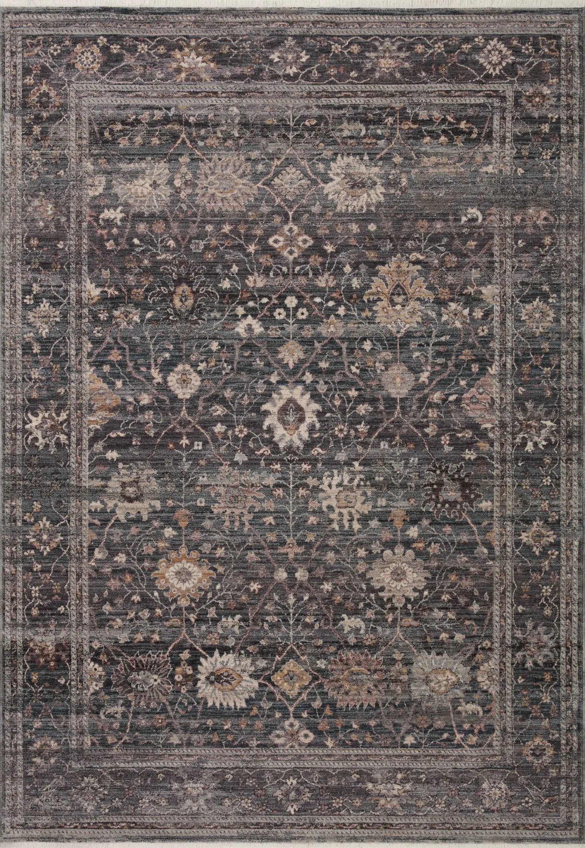 Lyra LYR-04 Ink / Multi Area Rug by Loloi