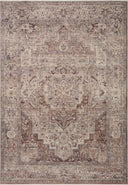 Loloi Lyra LYR-06 Berry / Stone Area Rug