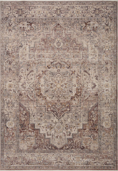 Loloi Lyra LYR-06 Berry / Stone Area Rug