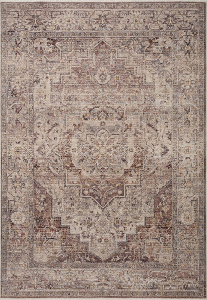 Loloi Lyra LYR-06 Berry / Stone Area Rug