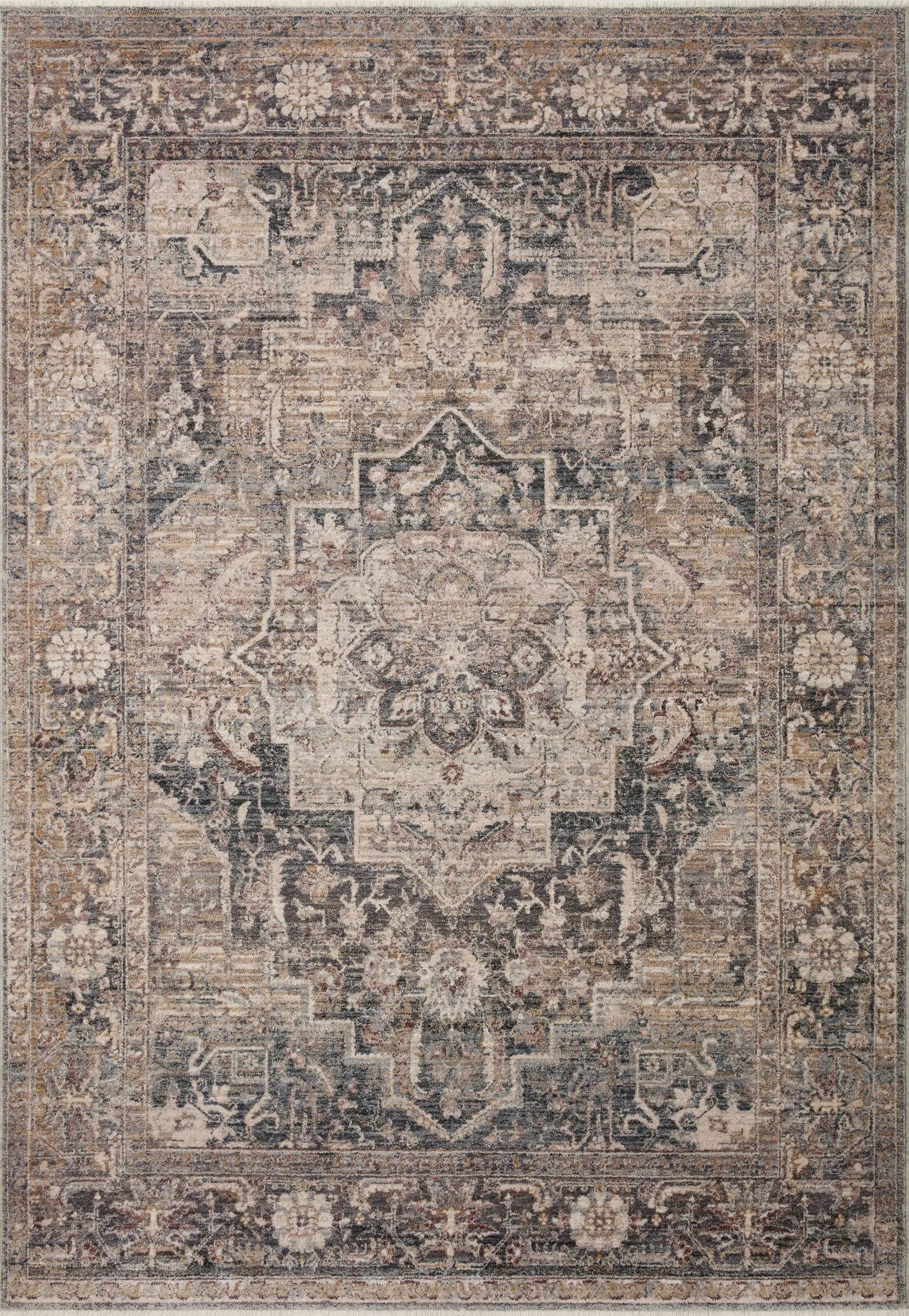 Lyra LYR-06 Denim / Sand Area Rug by Loloi