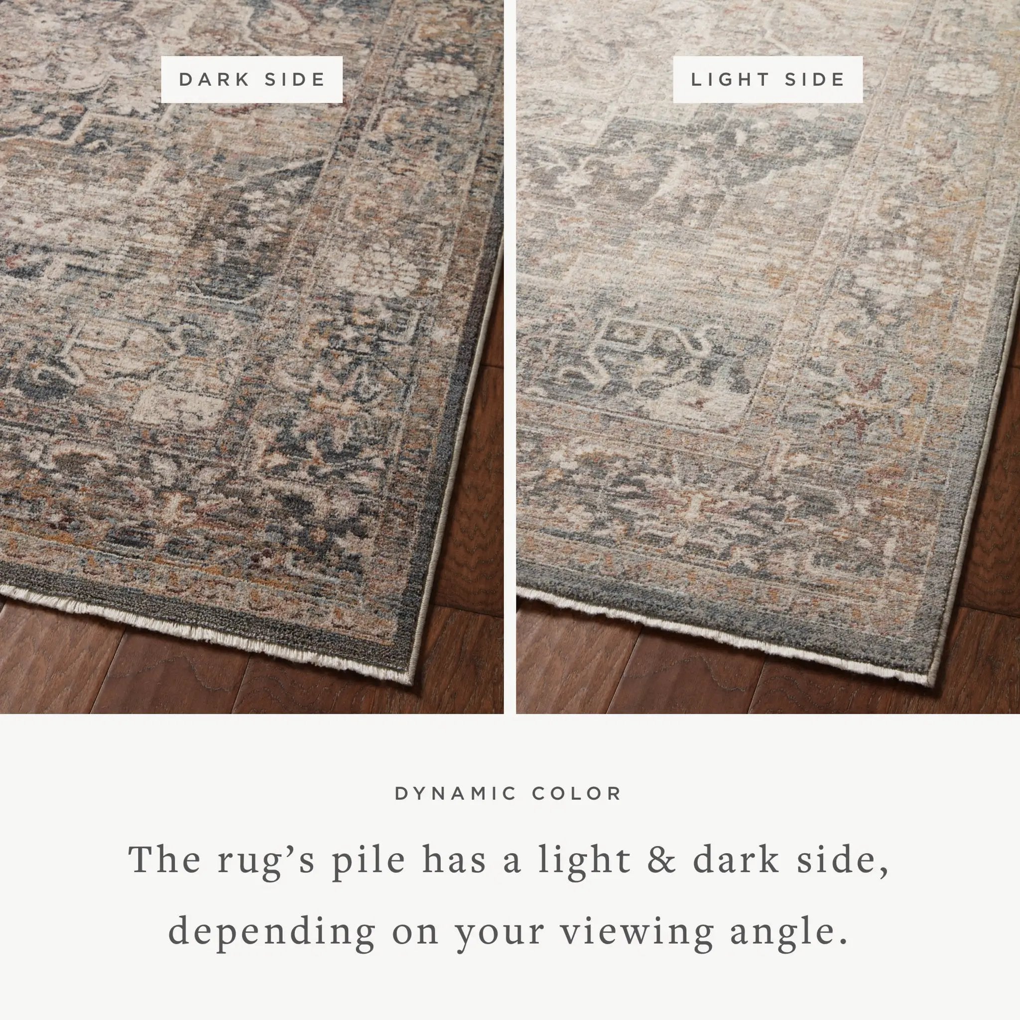 Lyra LYR-06 Denim / Sand Area Rug by Loloi