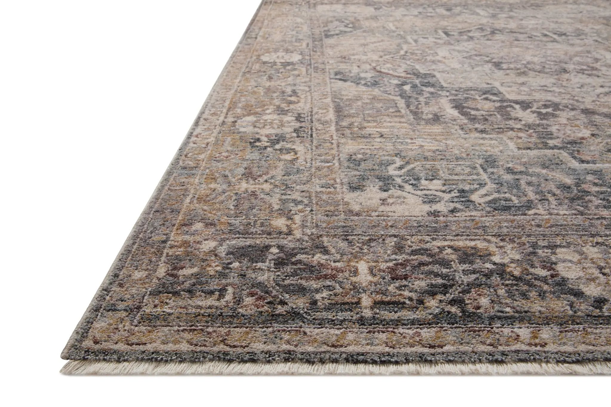 Lyra LYR-06 Denim / Sand Area Rug by Loloi