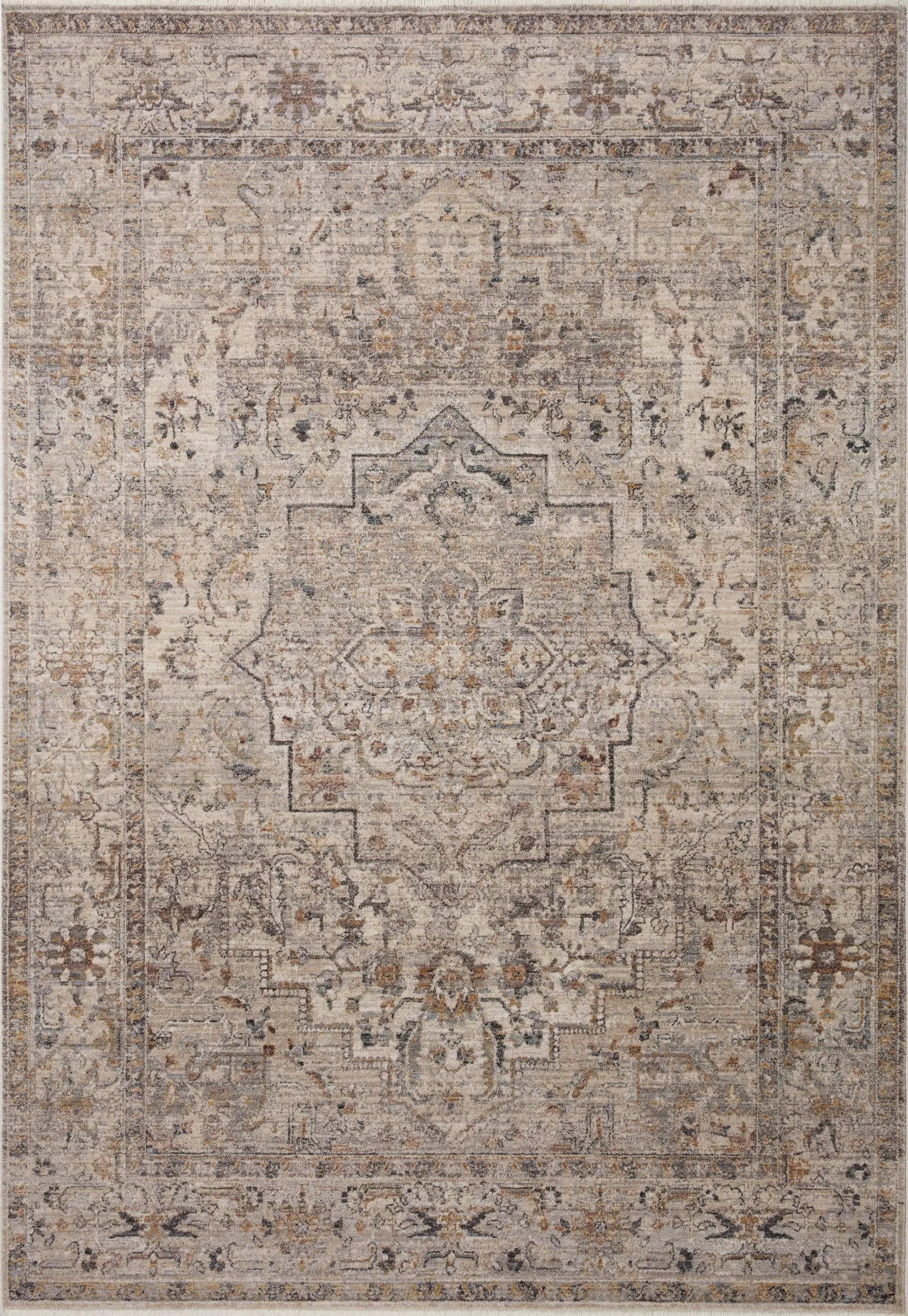 Lyra LYR-06 Natural / Gold Area Rug by Loloi