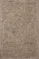 A hand-tufted wool area rug featuring traditional design and grounded bark and graphite tones, the Mabel MBL-01 Bark / Graphite Area Rug adds character to any room