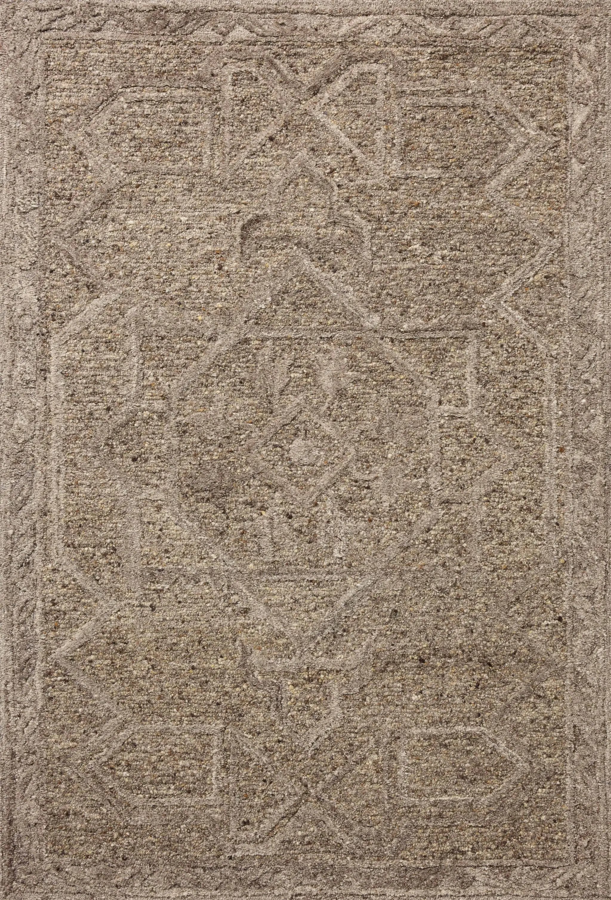 Mabel MBL-01 Bark / Graphite Area Rug by Loloi