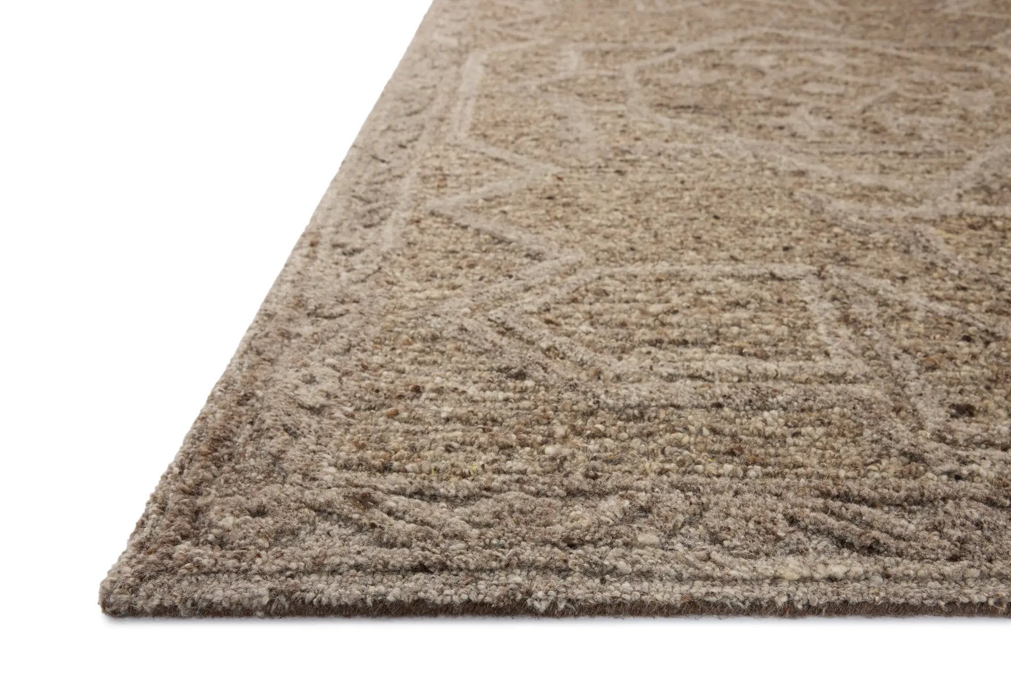 Mabel MBL-01 Bark / Graphite Area Rug by Loloi