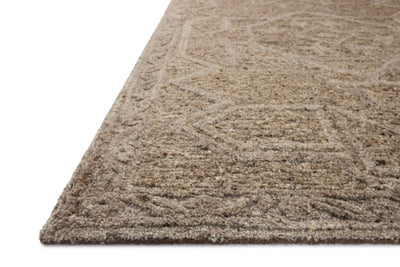 A hand-tufted wool area rug featuring traditional design and grounded bark and graphite tones, the Mabel MBL-01 Bark / Graphite Area Rug adds character to any room
