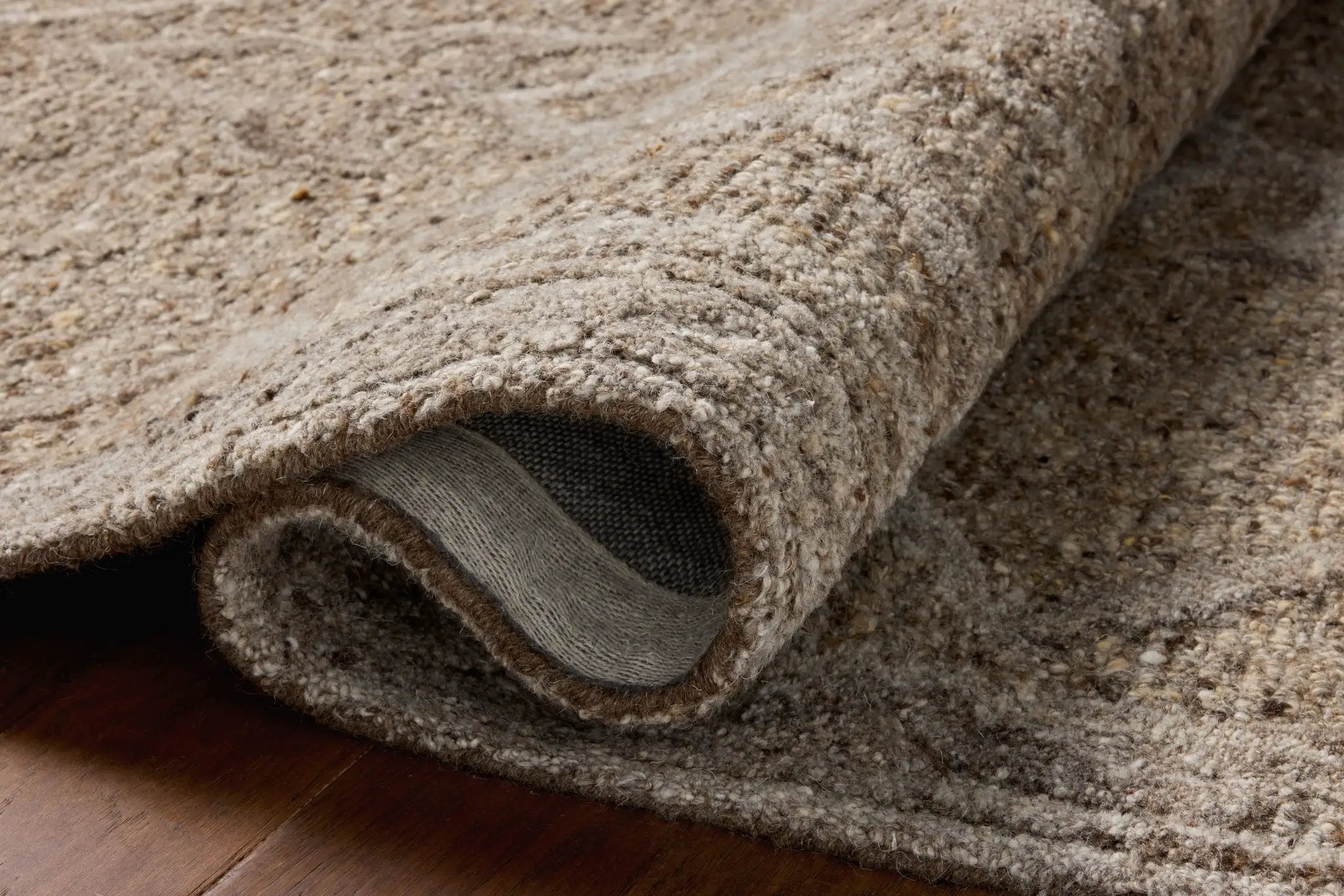 Mabel MBL-01 Bark / Graphite Area Rug by Loloi