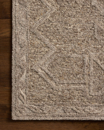 A hand-tufted wool area rug featuring traditional design and grounded bark and graphite tones, the Mabel MBL-01 Bark / Graphite Area Rug adds character to any room