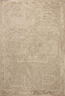 The Mabel MBL-01 Stone / Sand Area Rug offers grounding stone and sandy sophistication and traditional charm in a hand-tufted wool area rug