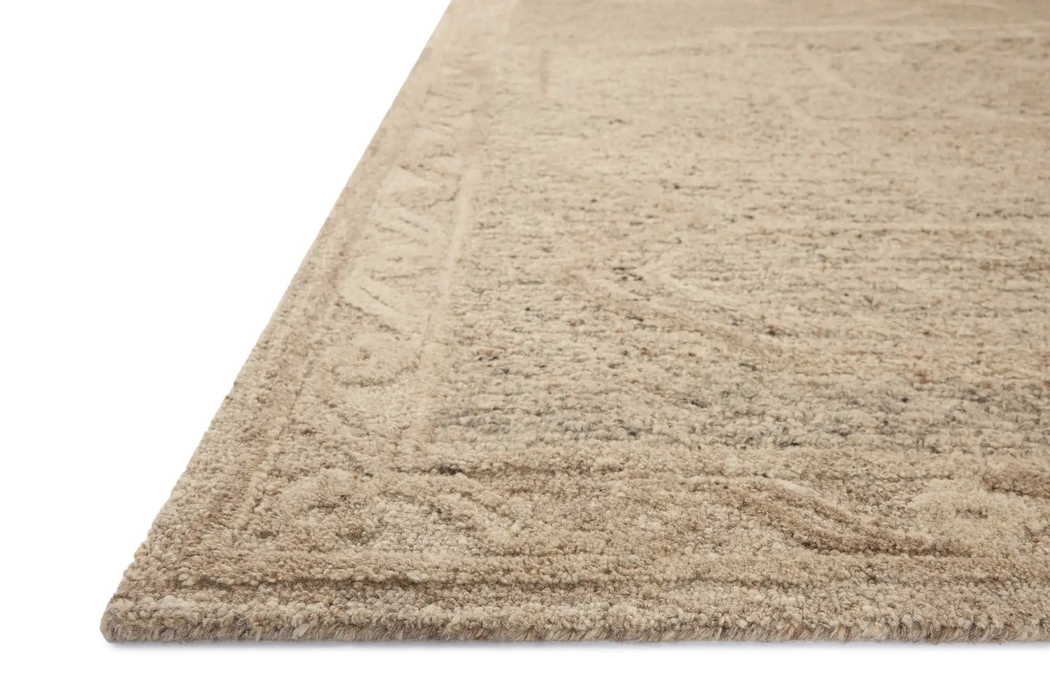 Mabel MBL-01 Stone / Sand Area Rug by Loloi