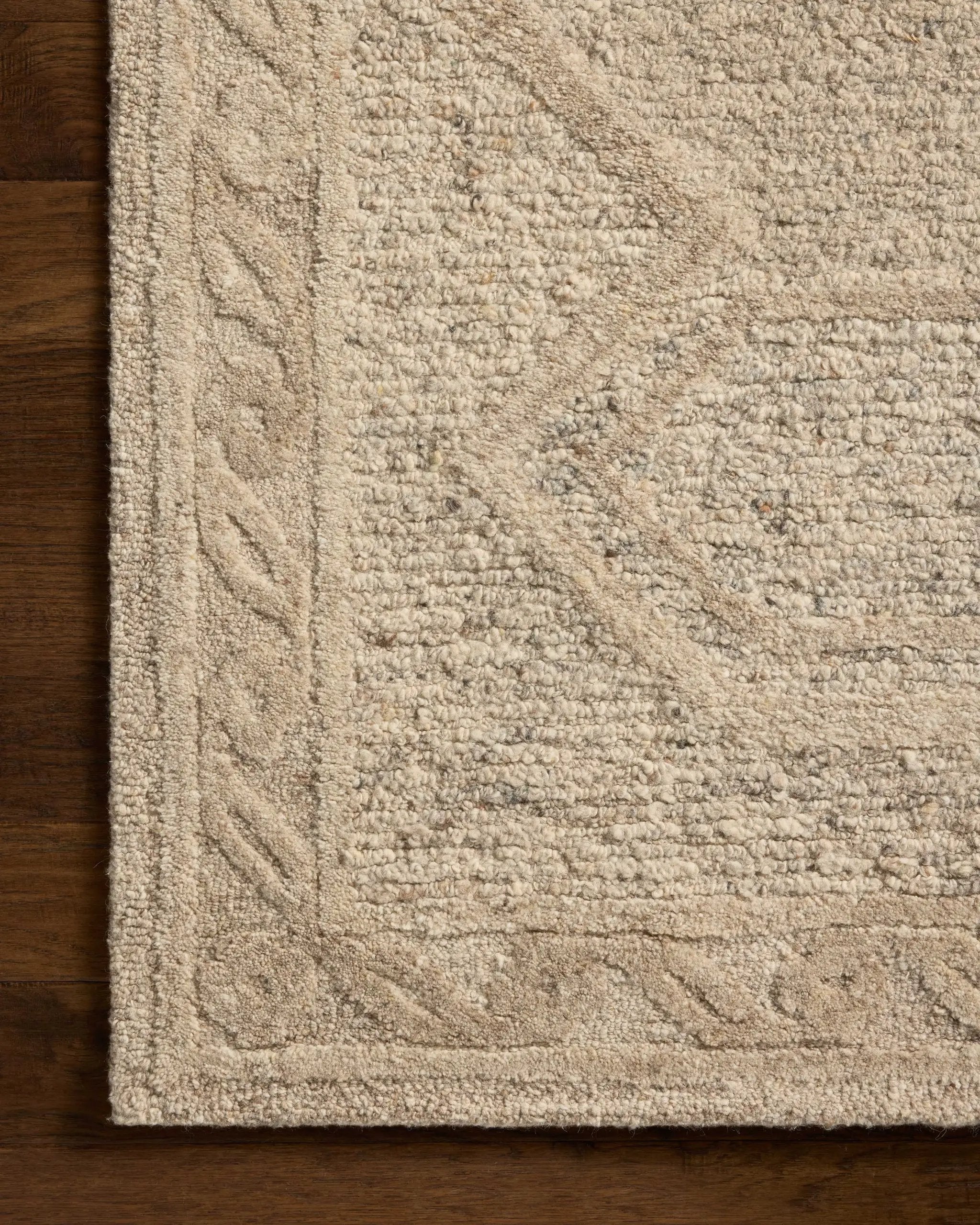 Mabel MBL-01 Stone / Sand Area Rug by Loloi