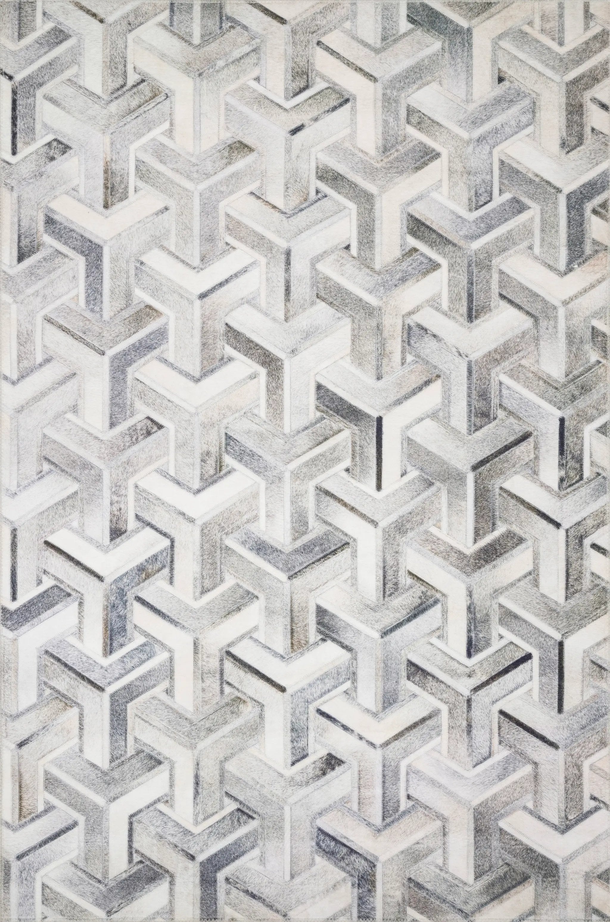 Maddox MAD-05 Silver / Ivory Area Rug by Loloi