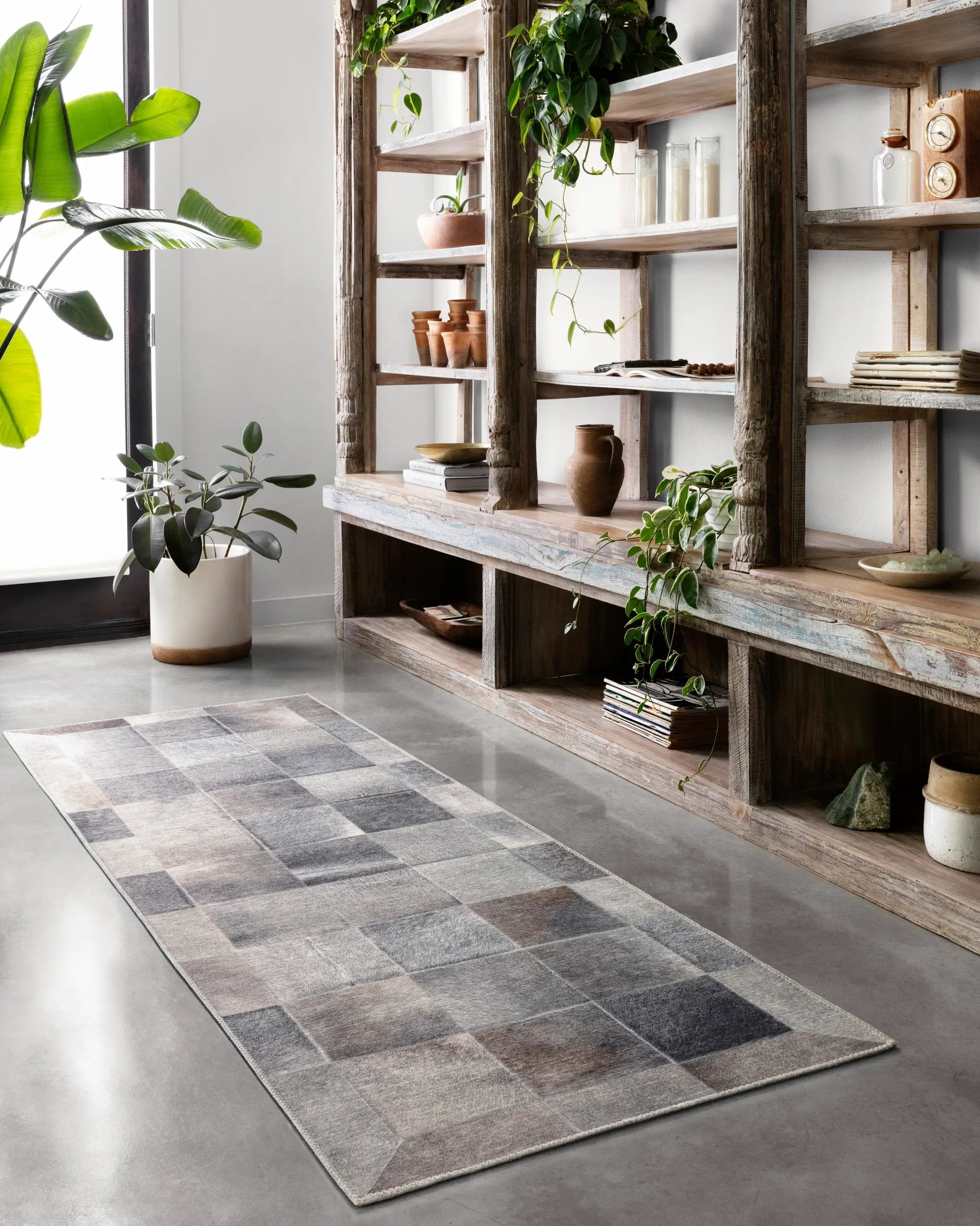 Maddox MAD-06 Charcoal / Grey Area Rug by Loloi