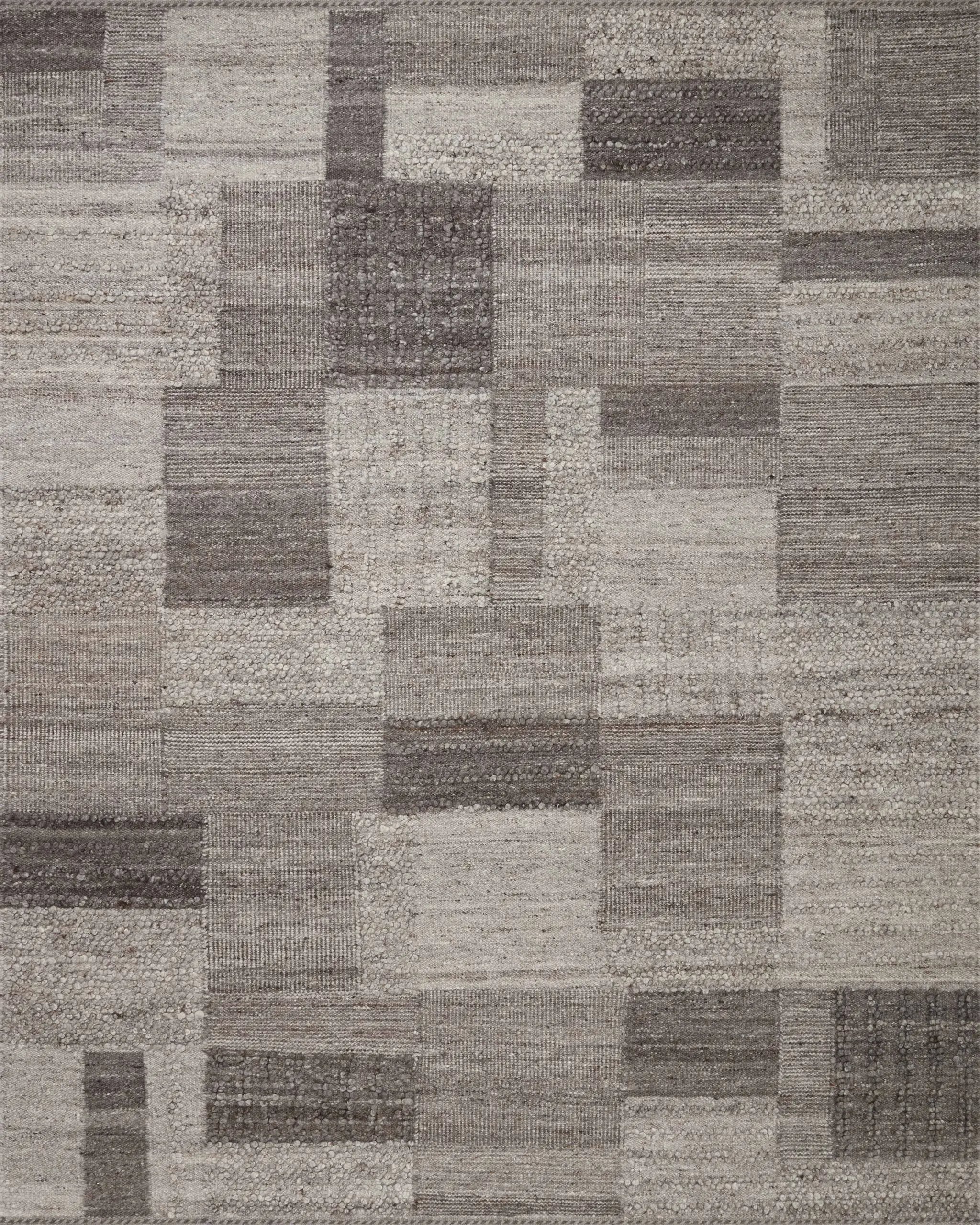 Manfred MAN-01 Charcoal / Dove Area Rug by Loloi