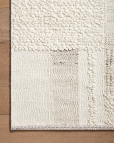 Manfred MAN-01 Ivory / Pebble Area Rug by Loloi