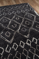 Momeni Margaux MGX-3 Black Table Tufted Area Rug