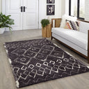 Momeni Margaux MGX-3 Black Table Tufted Area Rug