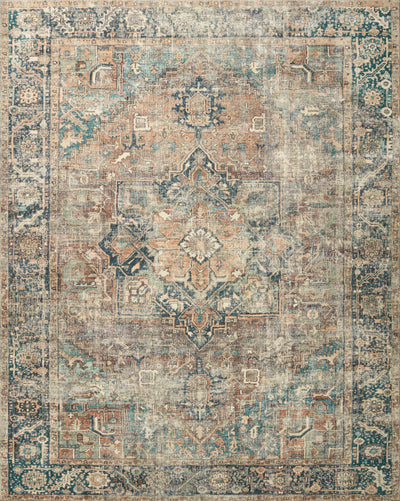 Loloi Margot MAT-02 Terracotta / Lagoon Area Rug