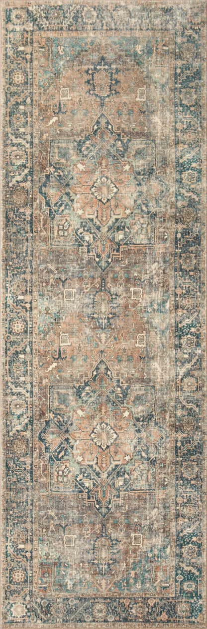 Loloi Margot MAT-02 Terracotta / Lagoon Area Rug