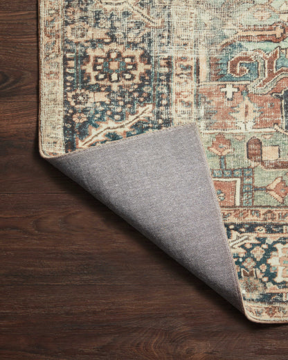 Loloi Margot MAT-02 Terracotta / Lagoon Area Rug
