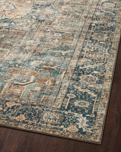 Loloi Margot MAT-02 Terracotta / Lagoon Area Rug