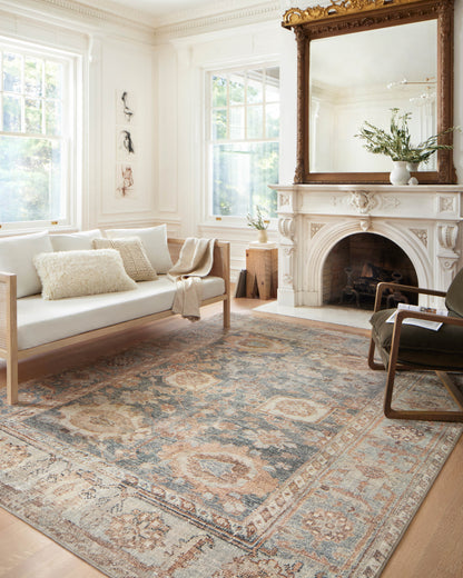 Loloi Margot MAT-03 Ocean / Spice Area Rug