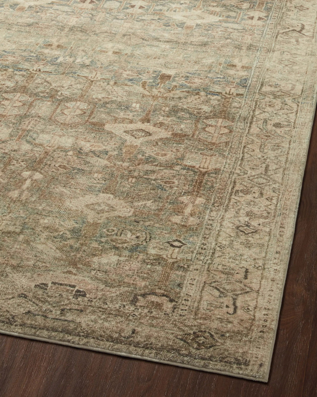 Margot MAT-04 Antique / Sage Area Rug by Loloi