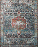 Loloi Margot MAT-05 Ocean / Brick Area Rug