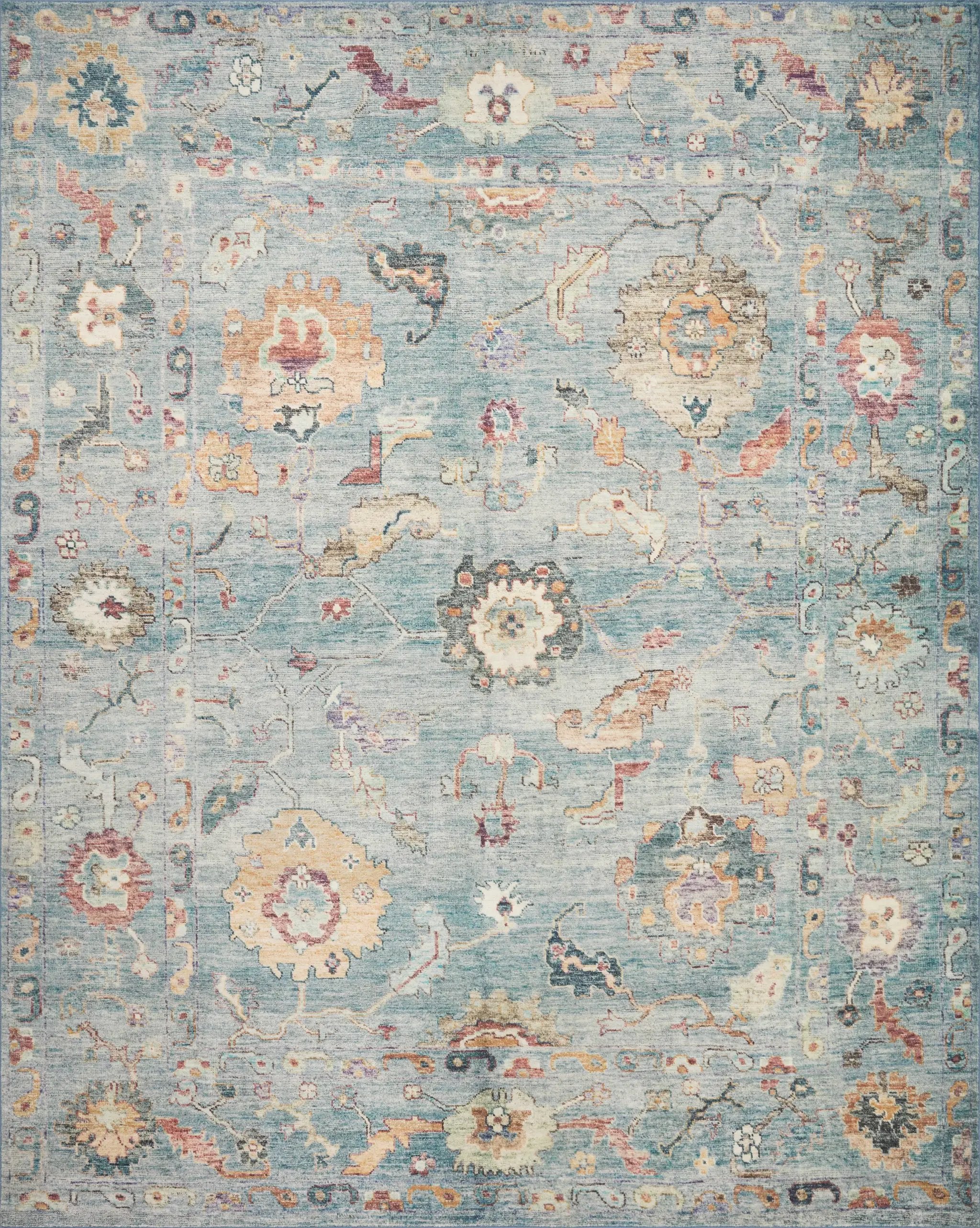 Margot MAT-06 Denim / Multi Area Rug by Loloi