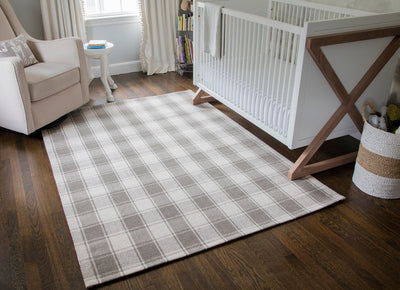 Erin Gates Marlborough MLB-1 Grey Area Rug by Momeni