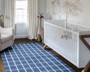 Erin Gates Marlborough MLB-3 Navy Area Rug by Momeni