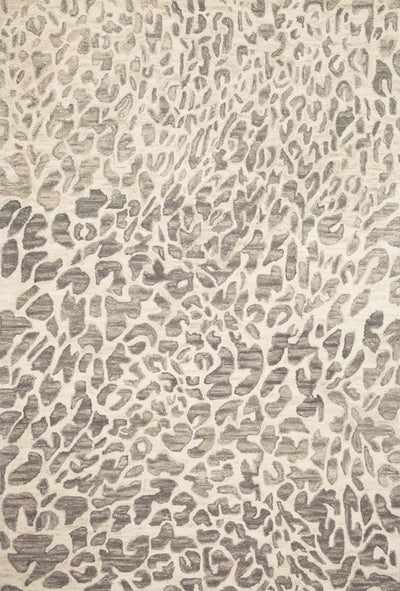 Masai MAS-02 Grey / Ivory Area Rug by Loloi