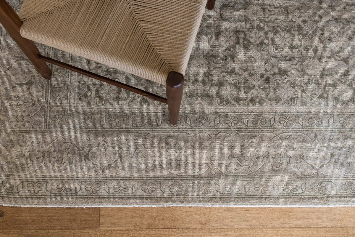 Menorca MEN-1 (Bazzaar) Green Area Rug by Pure Salt by Momeni