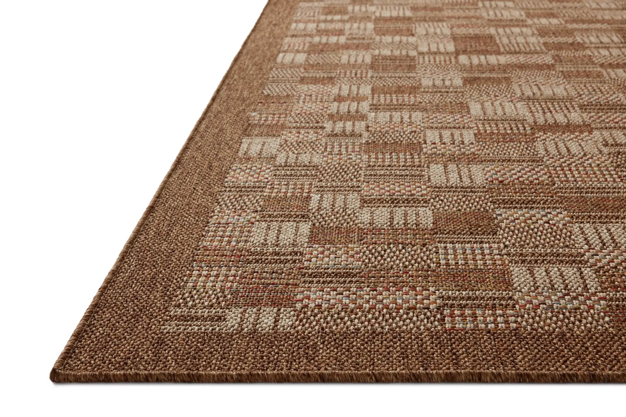 Merrick MER-04 Chestnut / Fiesta Area Rug by Loloi