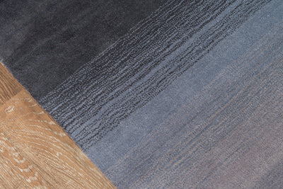 Momeni Metro MT-12 Midnight Black Hand Tufted Area Rug